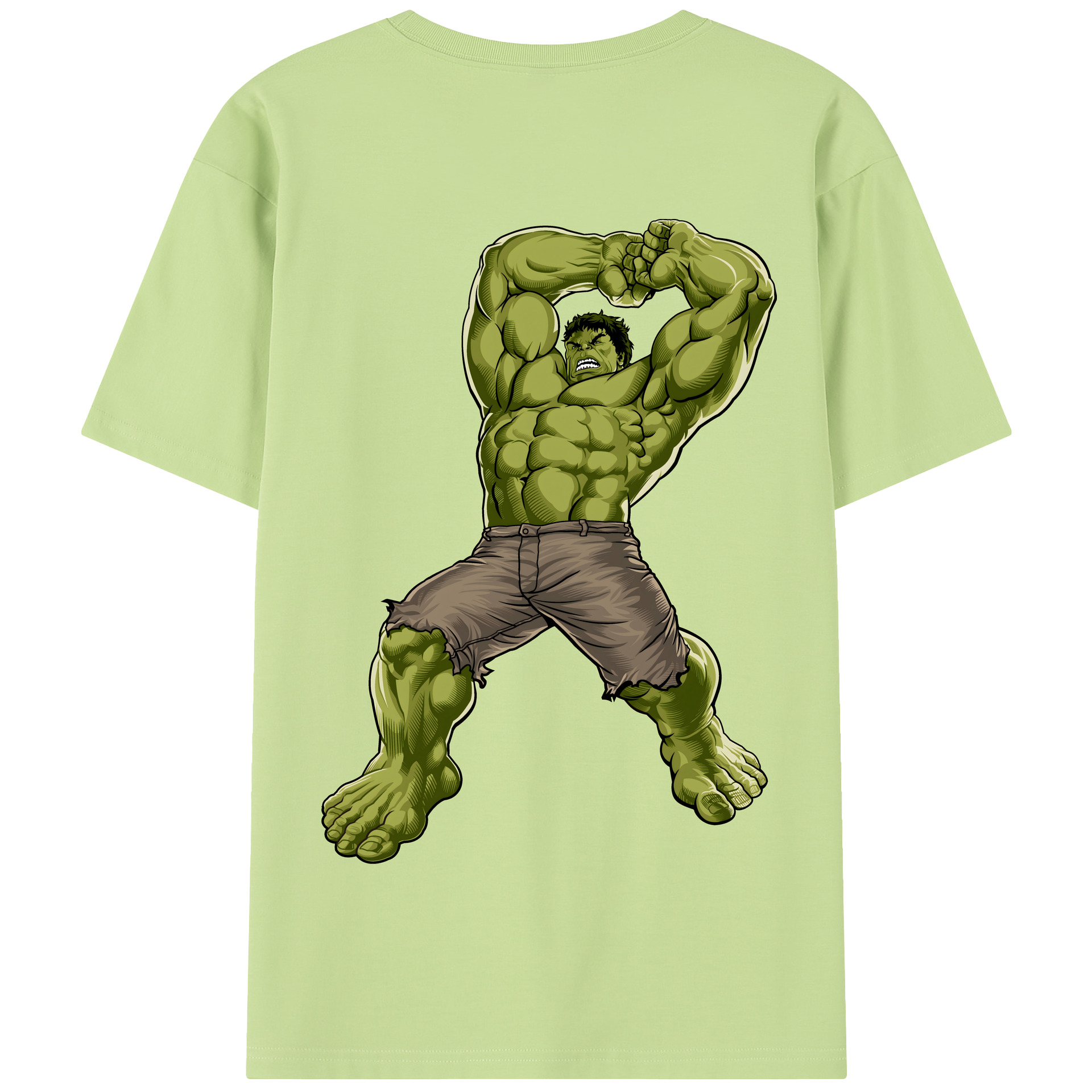 （画像用） アベンジャーズ The Avengers 綿100％半袖Tシャツ（背面プリント）